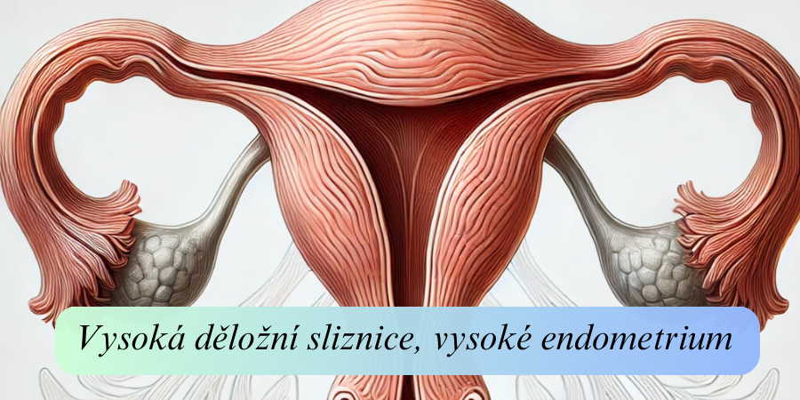 Vysoká děložní sliznice vysoké endometrium příznaky projevy symptomy obrázky fotografie